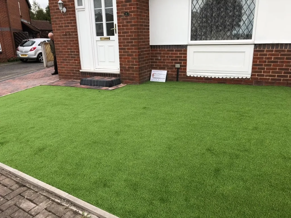 Artificial Front Lawn Installation In Wrenthorpe Wakefield