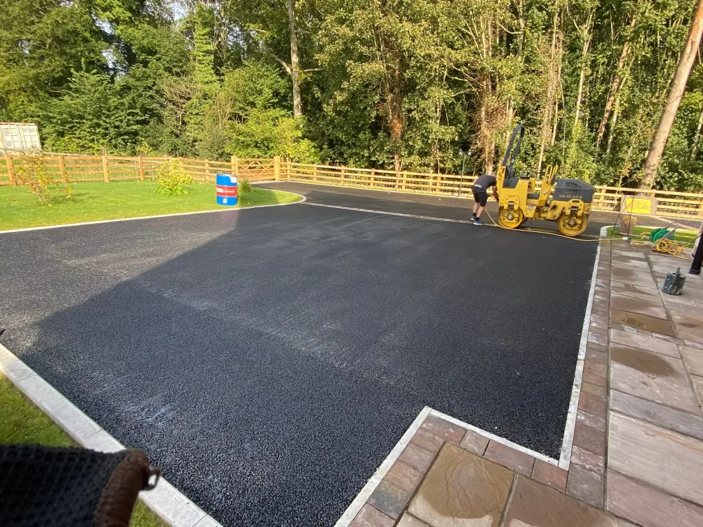 Hall Park Bungalow Tarmac Car Park Installation