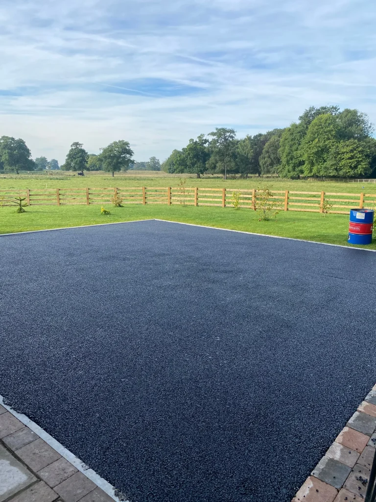Hall Park Bungalow Tarmac Car Park Installation