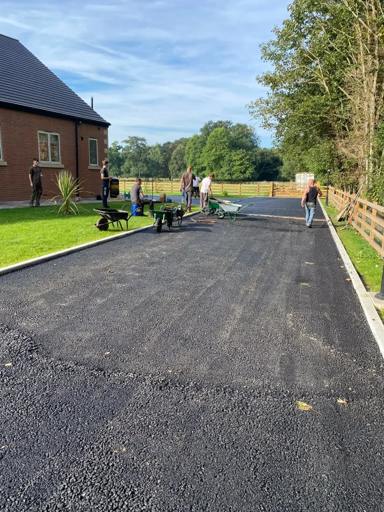 Hall Park Bungalow Tarmac Driveway Installation