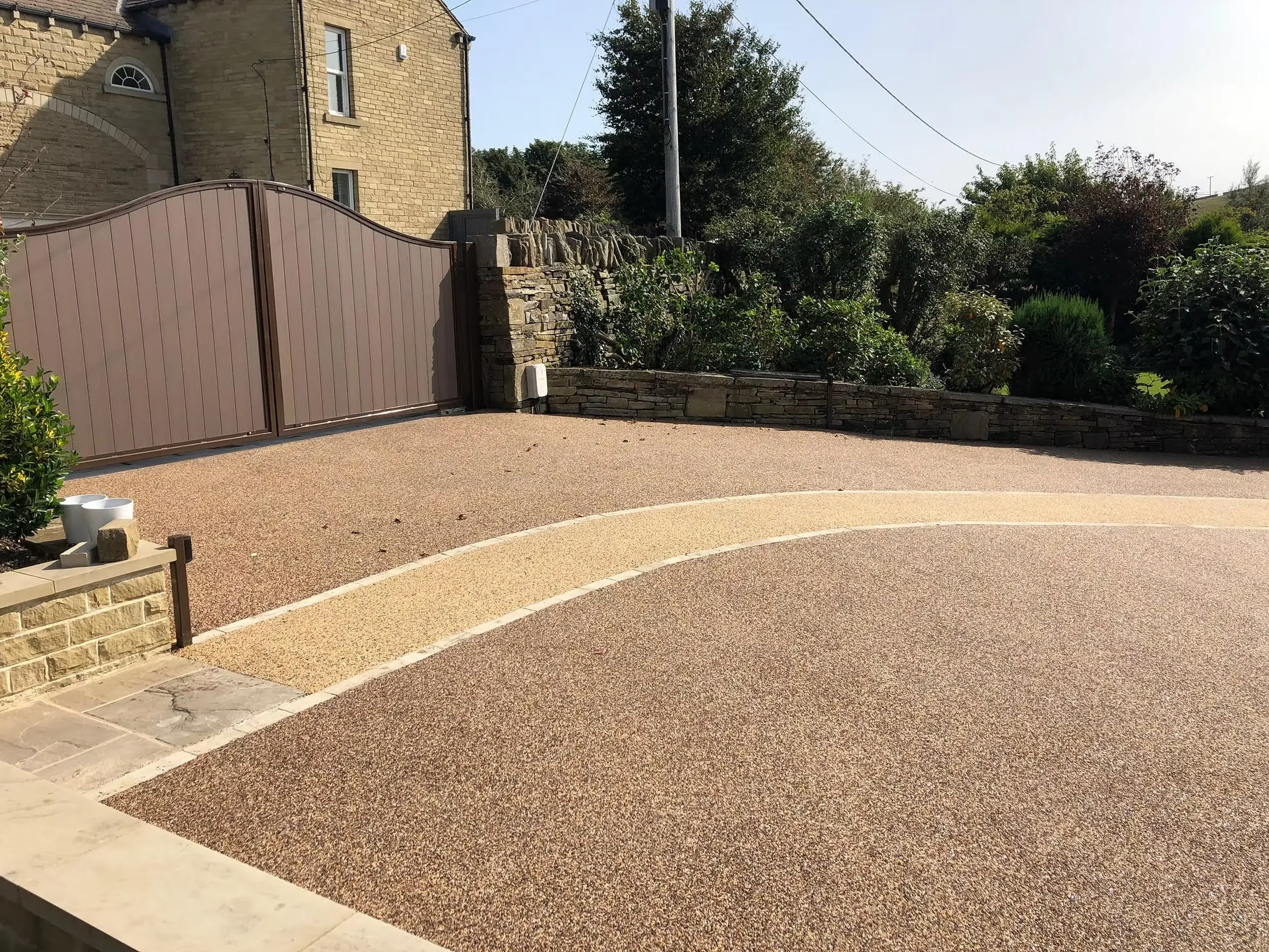 Resin Driveway Installation In Rural West Yorkshire 1