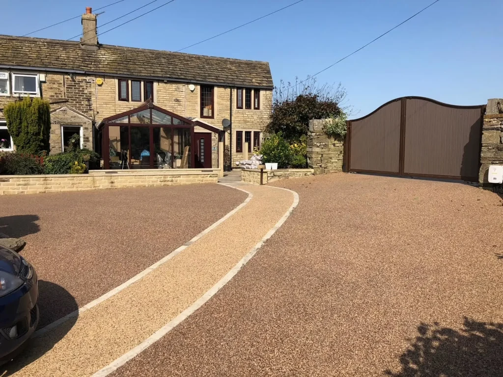 Resin Driveway Installation In Rural West Yorkshire 4