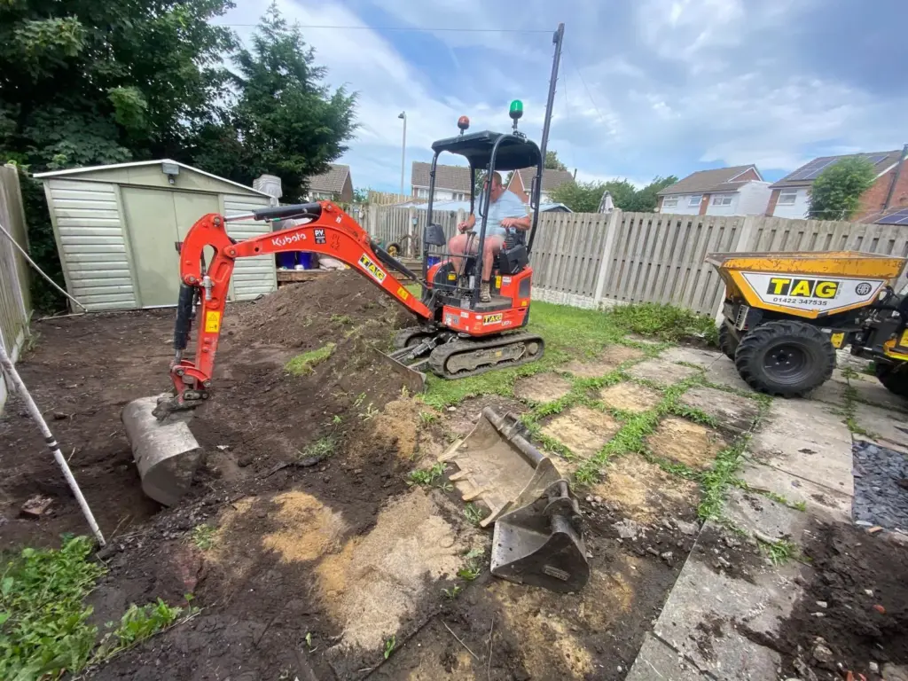 Garden Excavation in Bradford